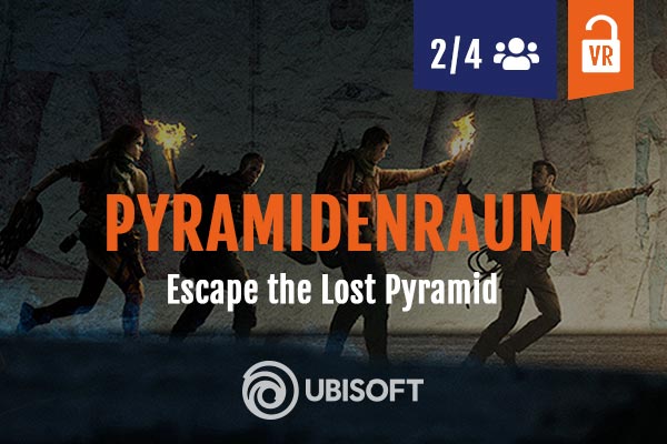VR Escape Room Escape the Lost Pyramid, 2 oder 4 Personen
