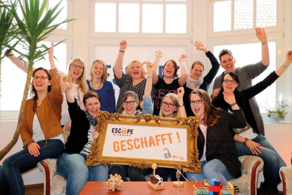 Gruppe bei Escape Nienburg