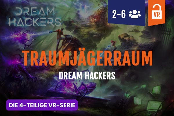 VR Escape Room Dream Hackers, 2-6 Personen