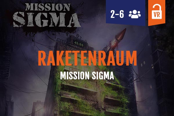 VR Escape Room Mission Sigma, 2-6 Personen
