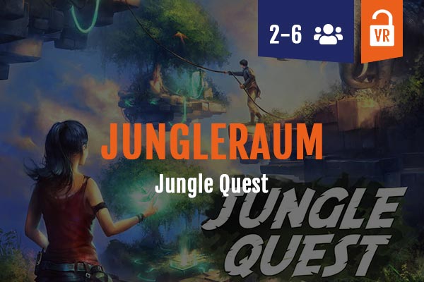 VR Escape Room Jungle Quest, 2-6 Personen